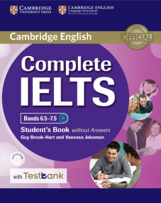 Complete IELTS Bands 6.5–7.5 Student's Book without Answers with CD-ROM with Testbank